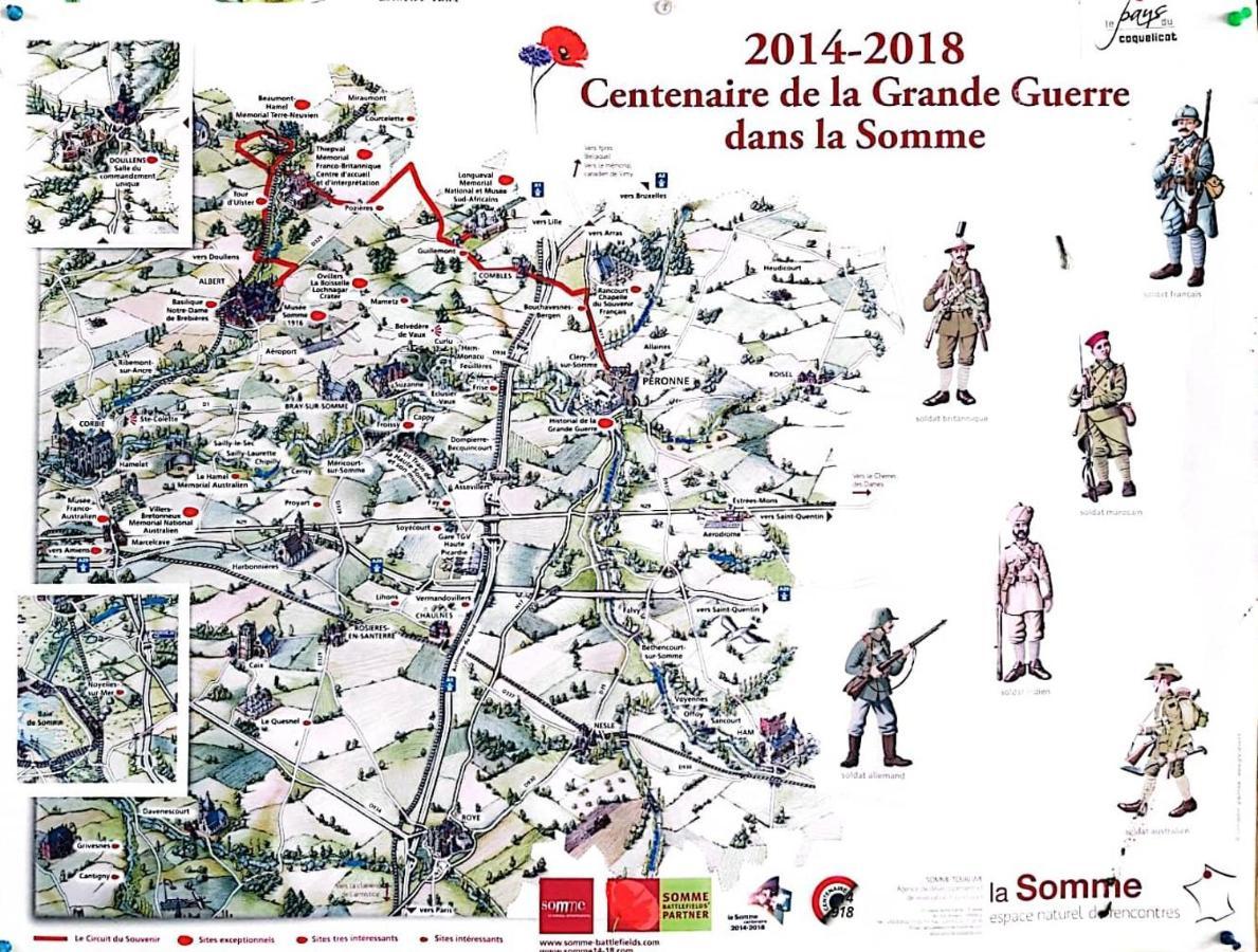 Le Gite Les Grives Villers-Carbonnel Eksteriør bilde